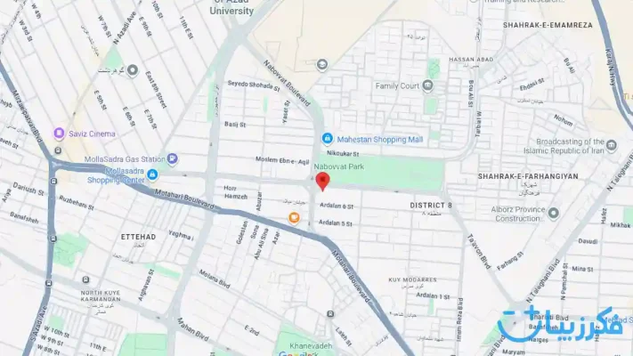 گوگل مپ روانشناس افسردگی کرج خانم فاطمه عباس گودرزی