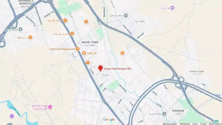 گوگل مپ روانشناس افسردگی شیراز خانم مژگان علوی