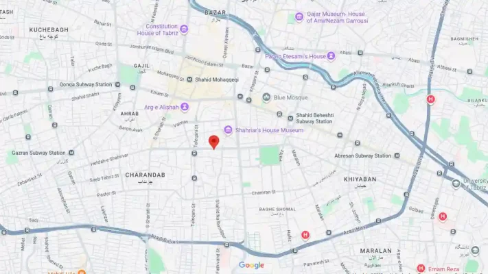 گوگل مپ روانشناس افسردگی تبریز خانم سمیرا جاوید آذری