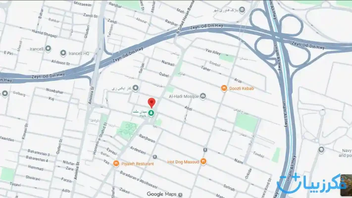 گوگل مپ مشاوره ازدواج تهران روانشناس خانم سارا سعید