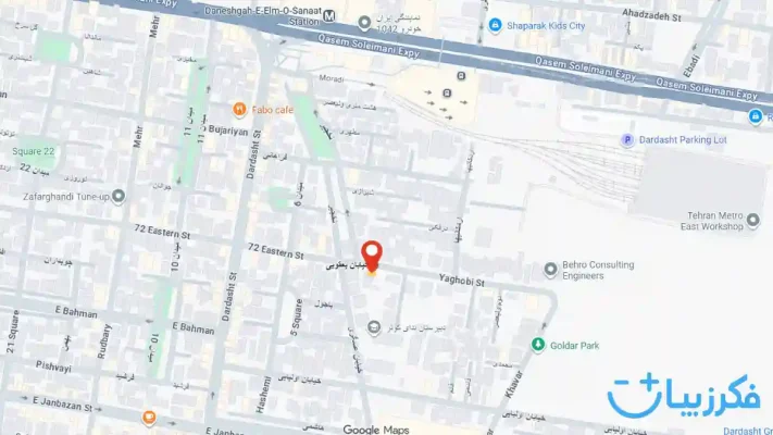 گوگل مپ مشاوره ازدواج تهران روانشناس خانم شهره پورمقدم