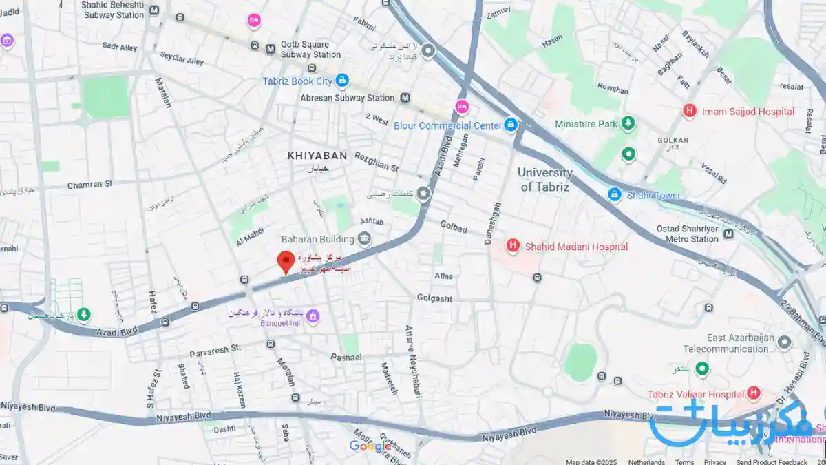 گوگل مپ روانشناس جنسی خانم زهره قنبری